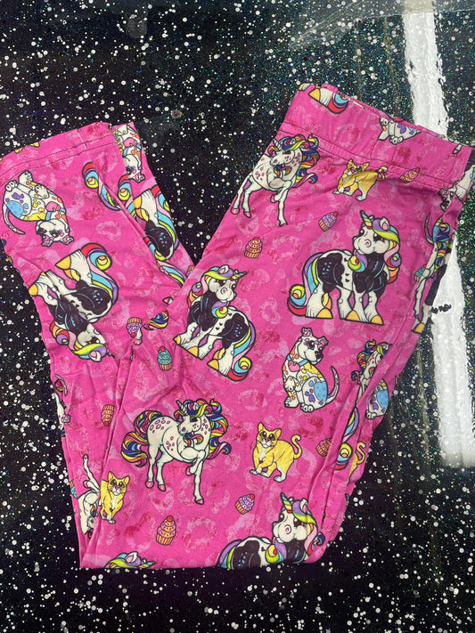 YOUTH Rainbow Animal Bamboo Pajama Bottoms